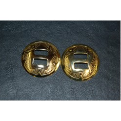 Solid Brass Conchas - 1 1/2"